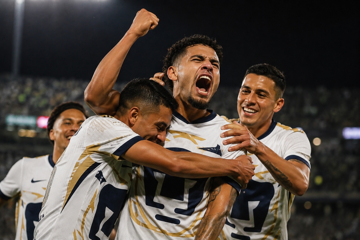 Pumas humilla a Juárez con un histórico triplete de Juninho