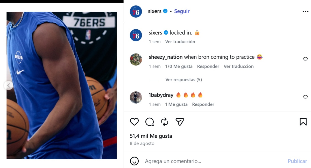 LeBron James dispara boletos de Sixers