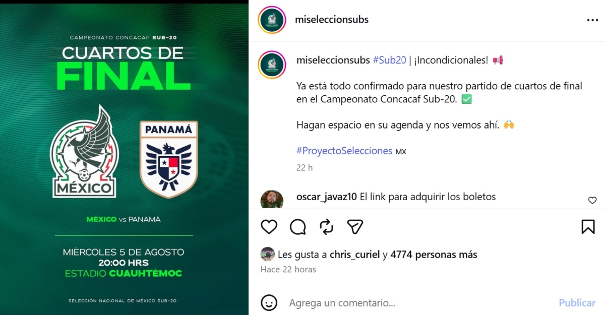 México Sub-20 vs Panamá
