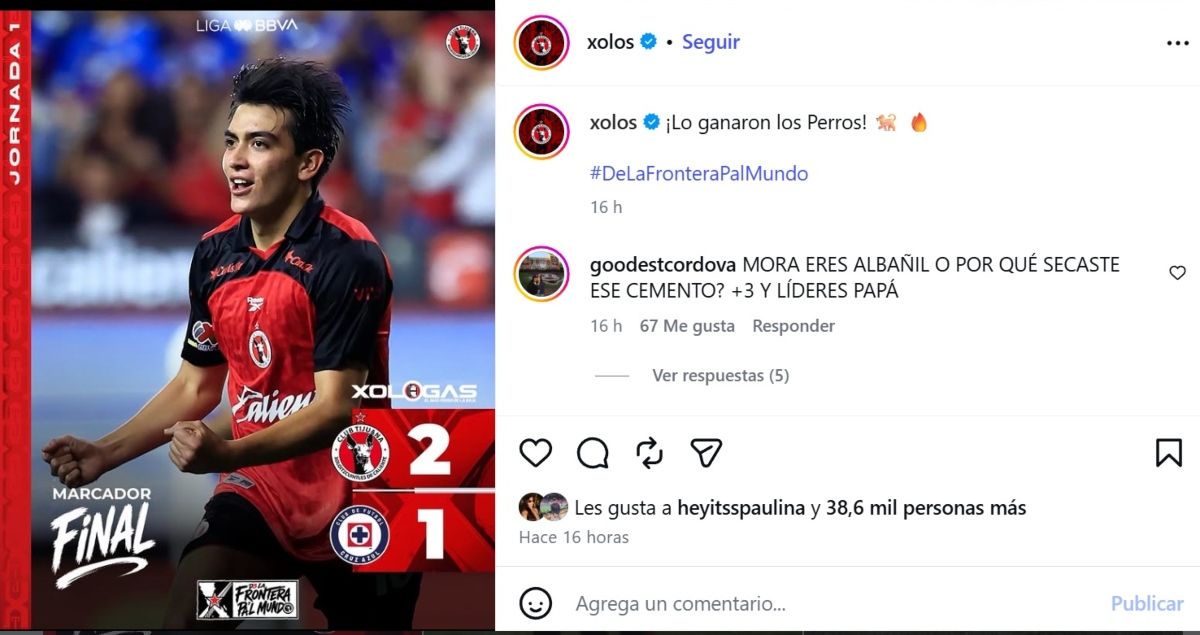 Gilberto Mora brilla ante Cruz Azul