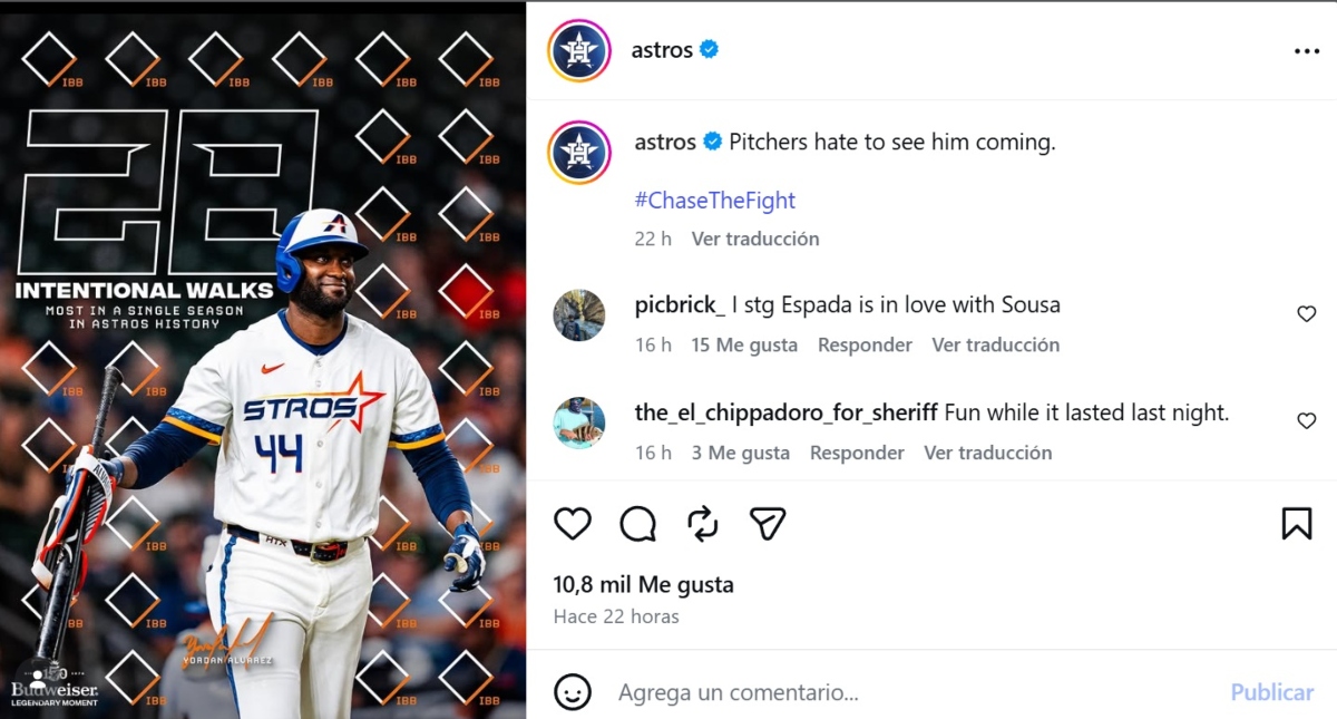 Yordan Álvarez rompe histórico récord de Astros