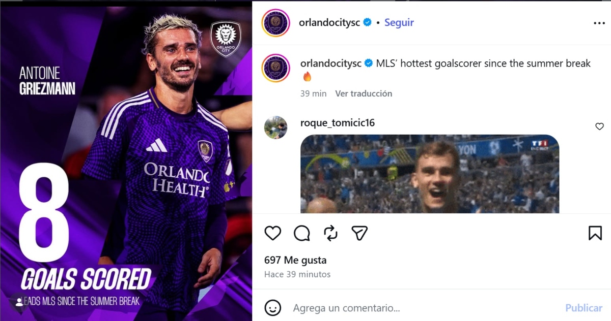 Antoine Griezmann brilla con Orlando City