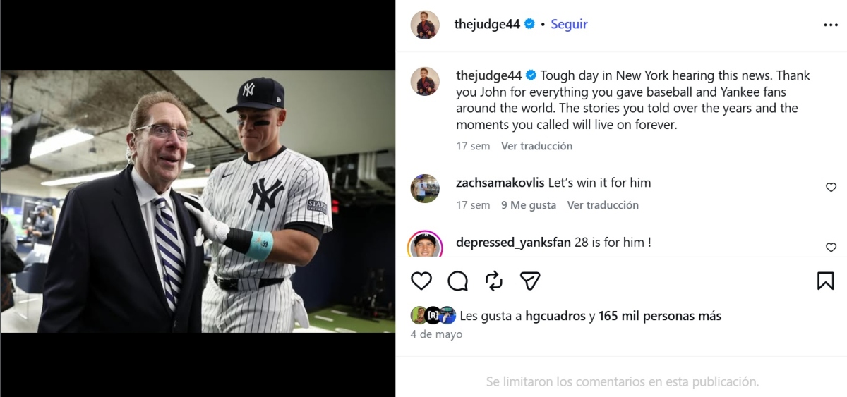 Aaron Judge acelera su regreso con Yankees