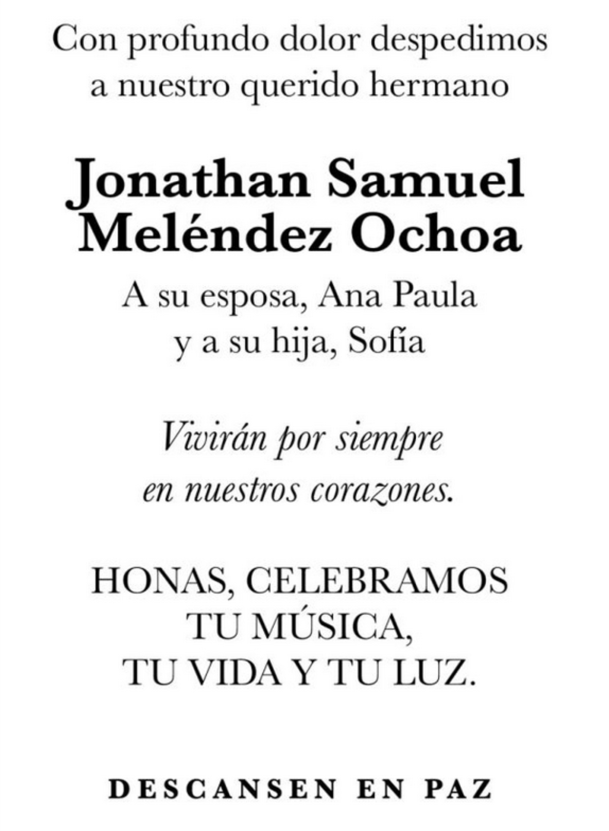 Camilo Séptimo rompe el silencio tras el crimen de su fundador Jonathan Meléndez