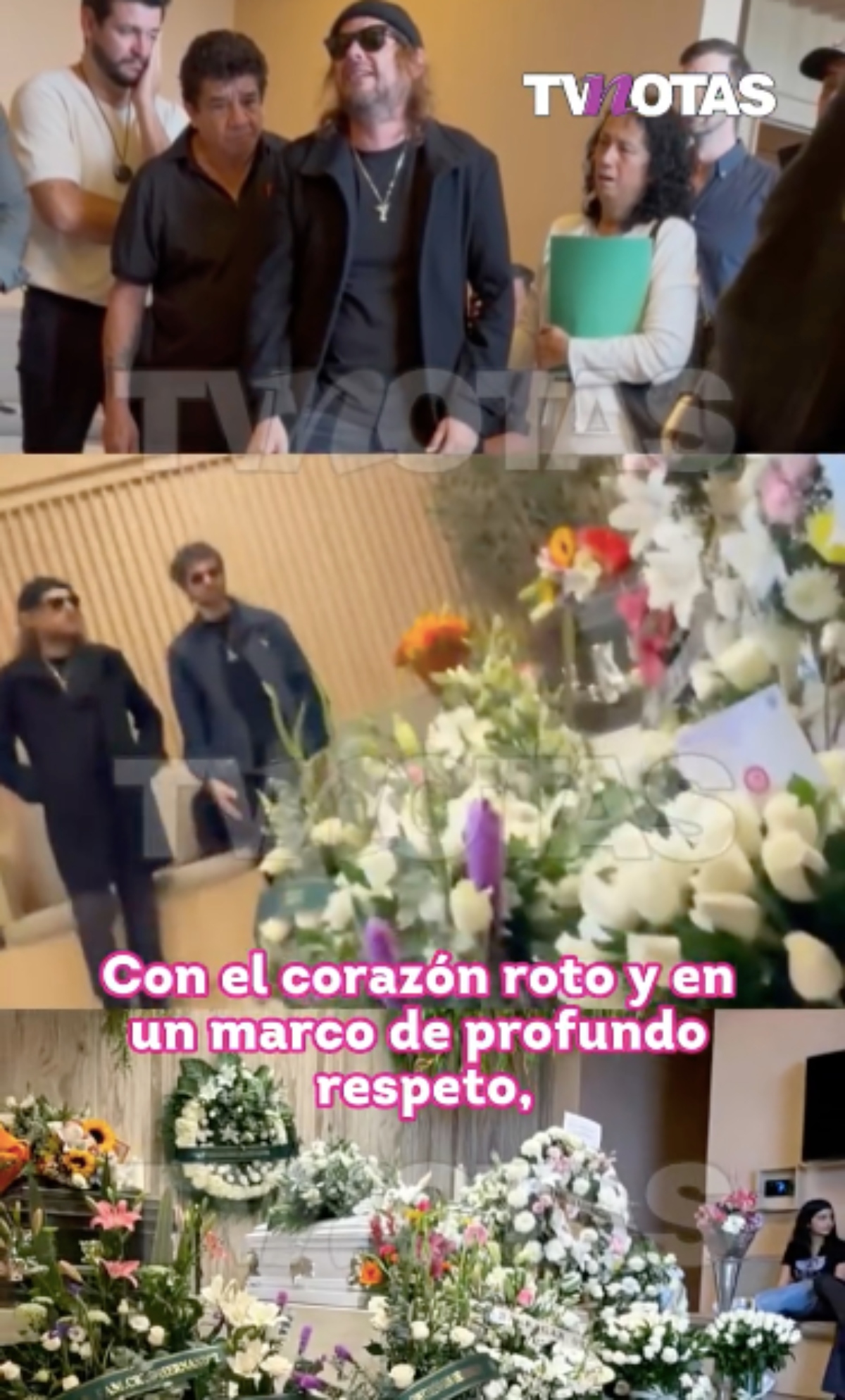 Filtran imágenes del funeral de Jonathan Meléndez, integrante de Camilo Séptimo