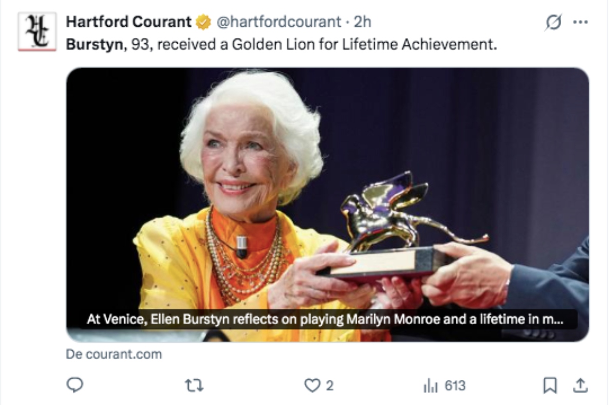 Ellen Burstyn habla sobre la igualdad de las actrices en Holllywood
