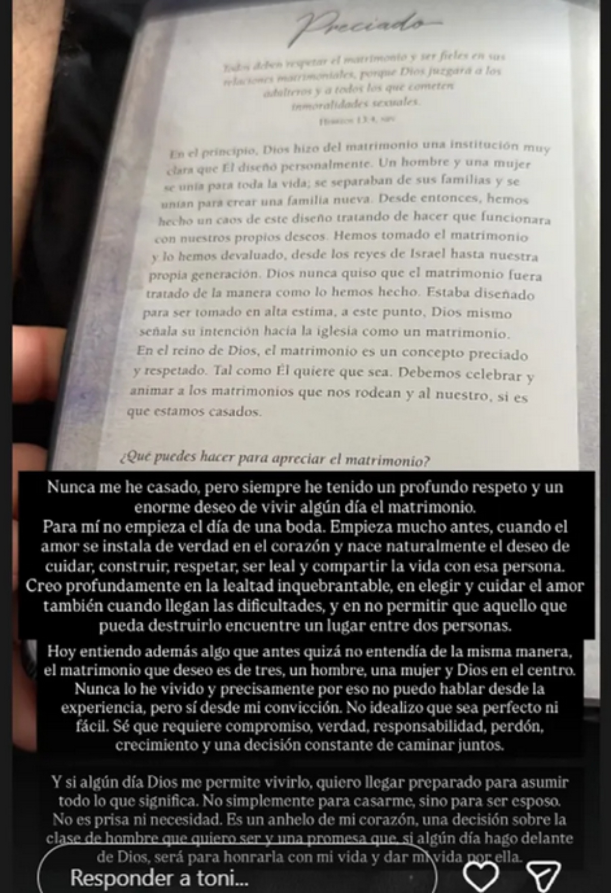 ¿Toni Costa se casa? Comparte misteriosa carta en Instagram 