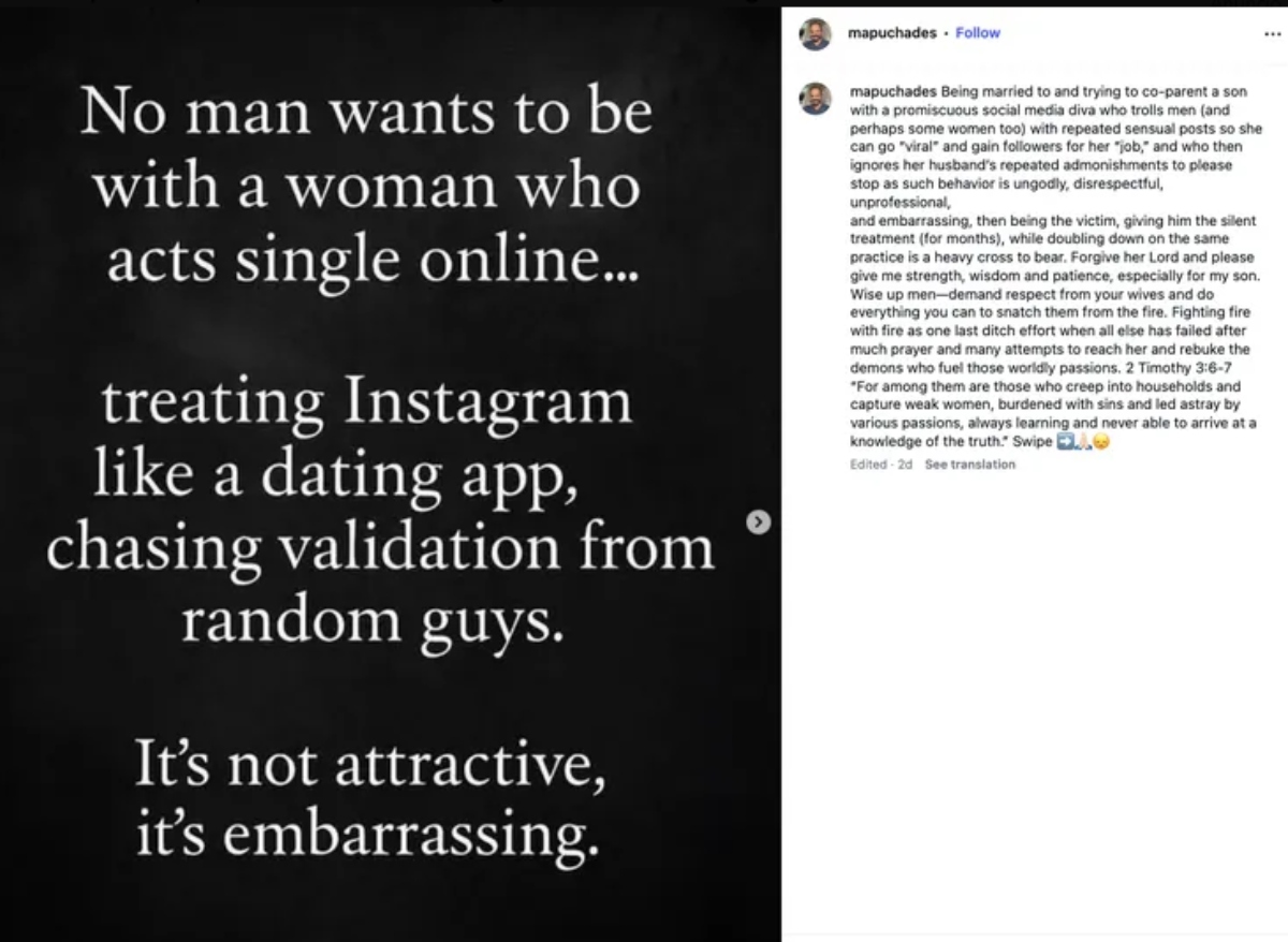 Lourdes Stephen's husband does the unexpected after insulting her