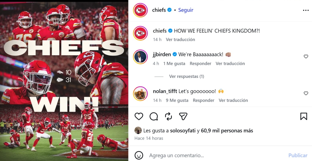 Patrick Mahomes regresa con triunfo de Chiefs
