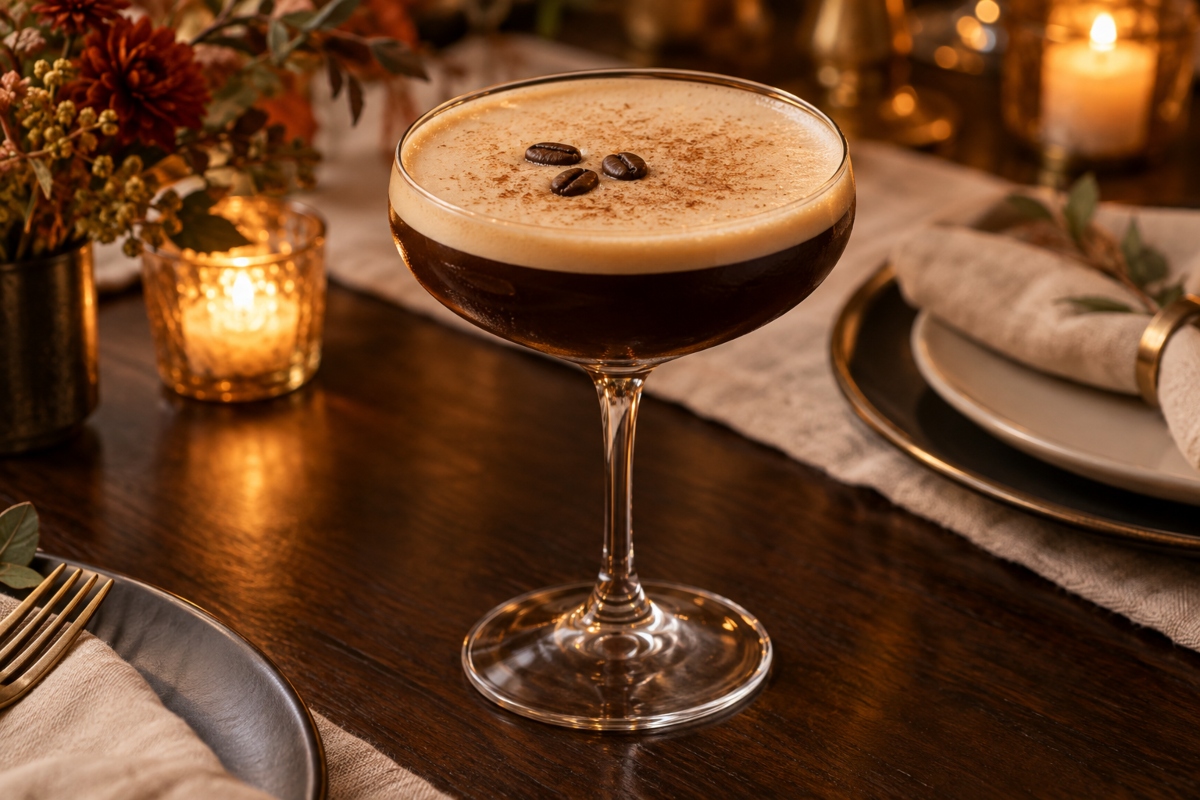 Martini espresso con pumpkin spice