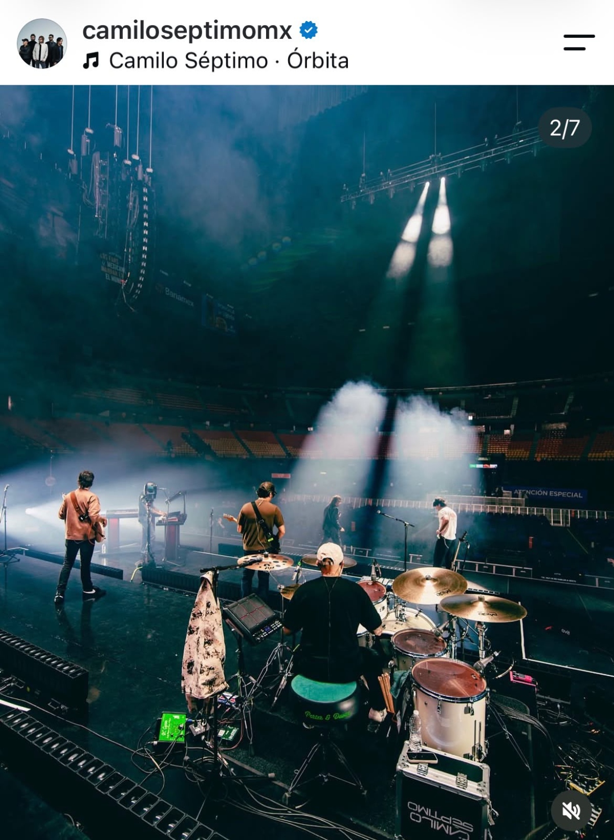 The band Camilo Séptimo has canceled all of its 2026 shows