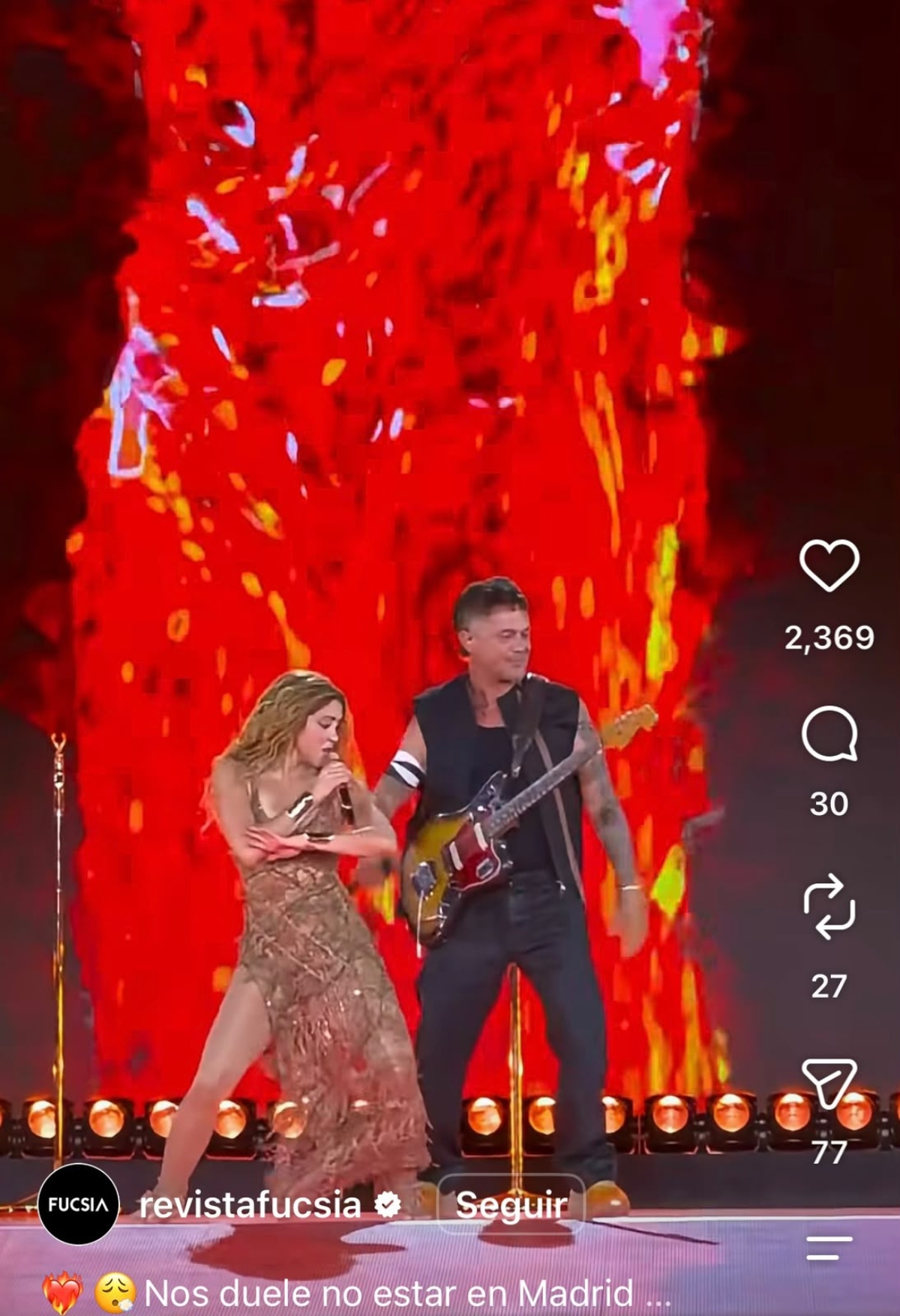 Shakira sings 