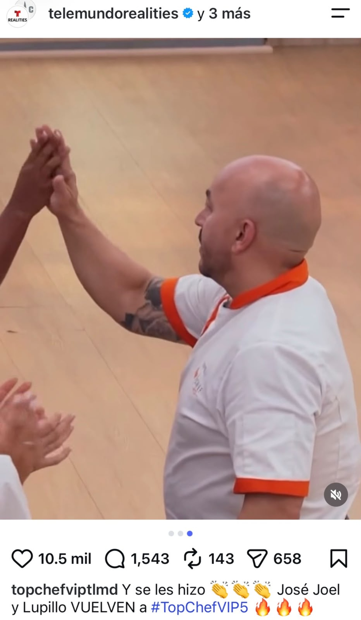 Lupillo Rivera Returns to 'Top Chef VIP' After Resigning