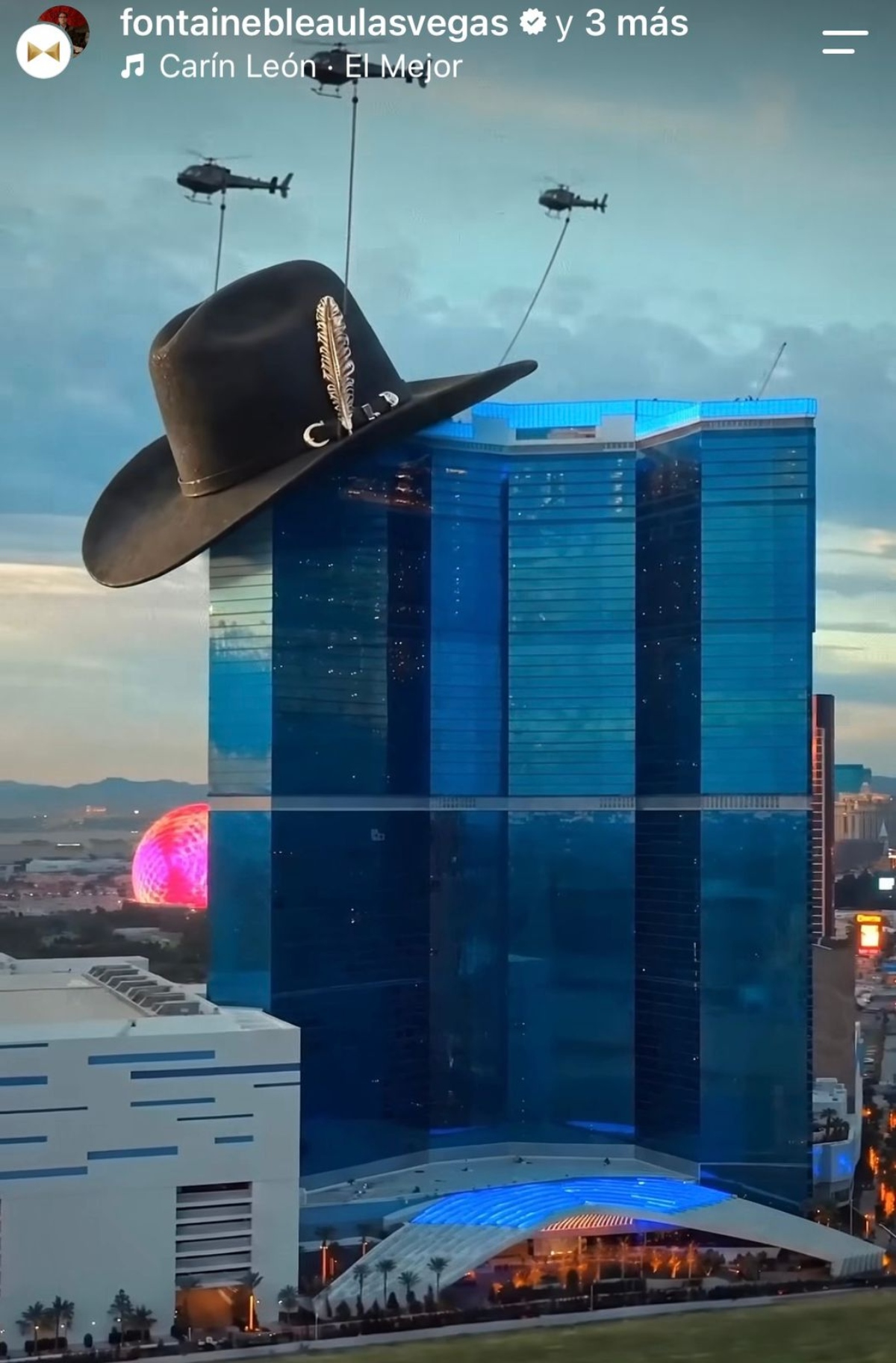 Carín León a punto de hacer historia en 'Sphere' de Las Vegas