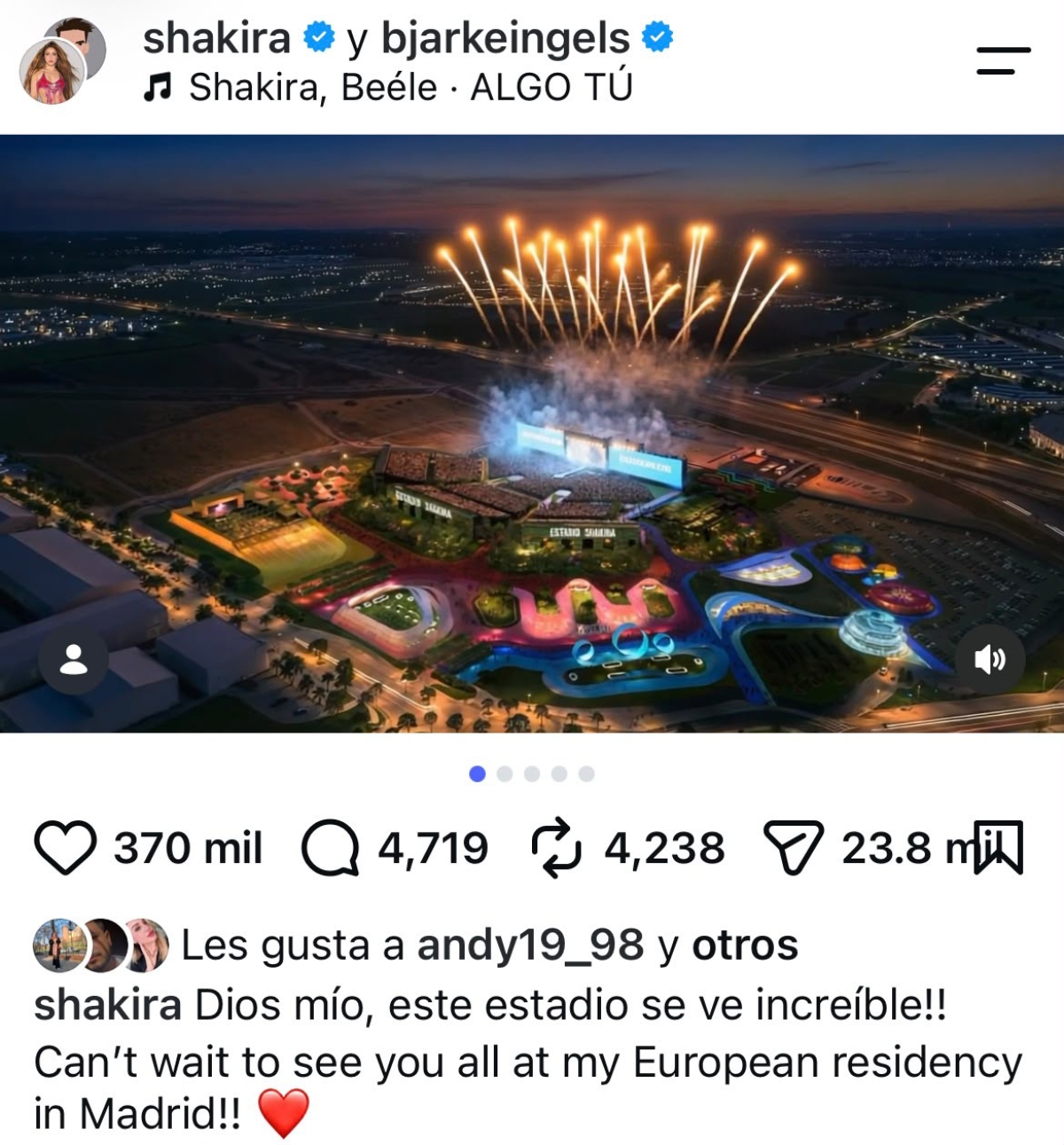 Shakira arranca sus últimos shows de 'Las Mujeres Ya No Lloran'