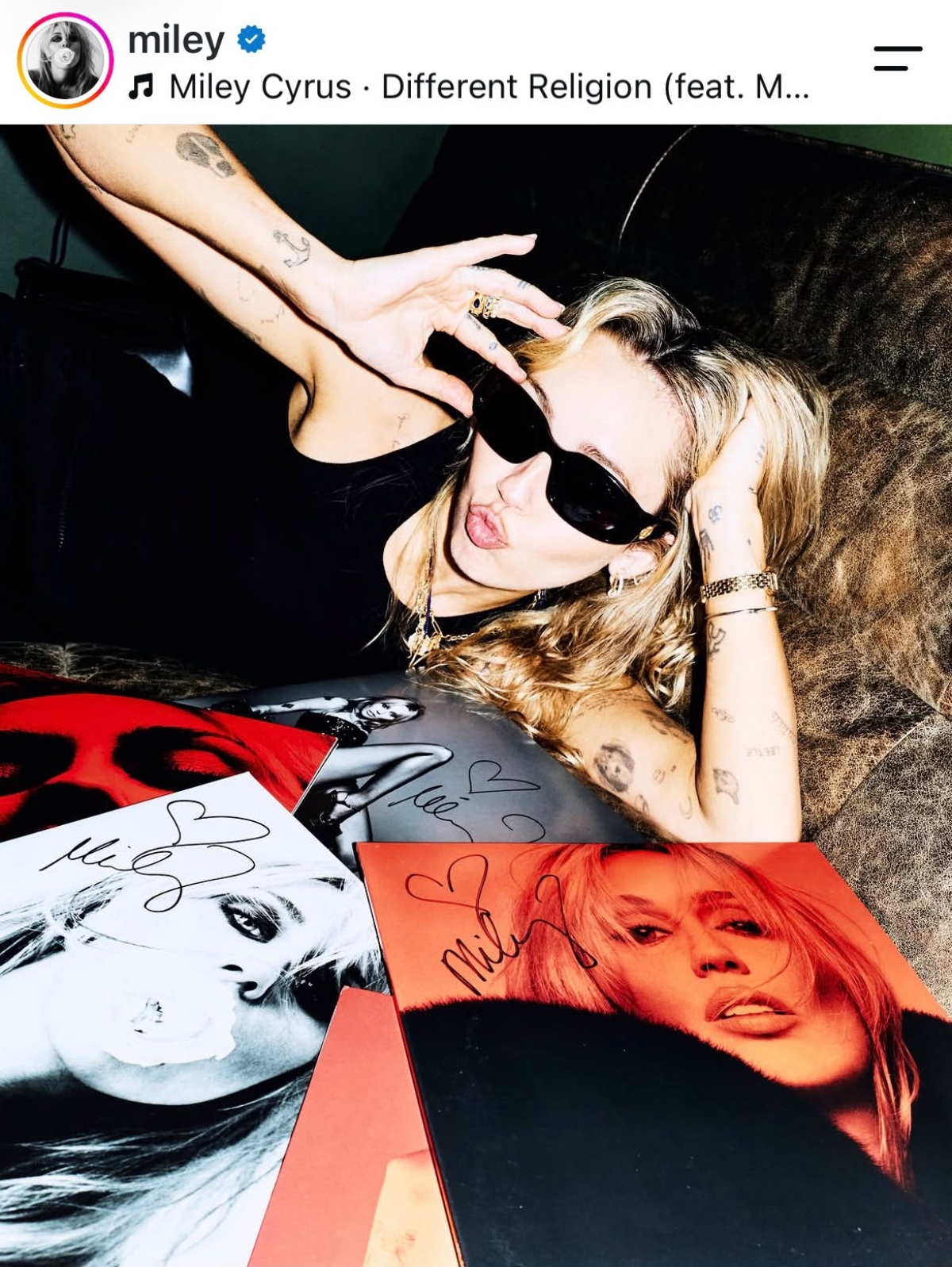 Miley lanza su nuevo disco 'Bass Persuades'