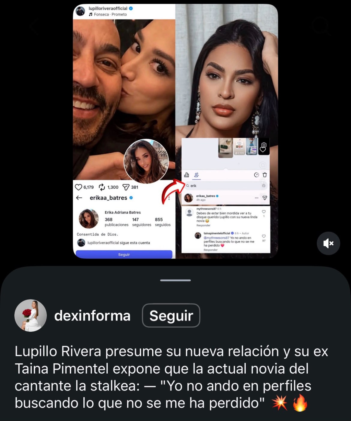 Taina Pimentel, Lupillo Rivera's ex, reveals her new partner's identity