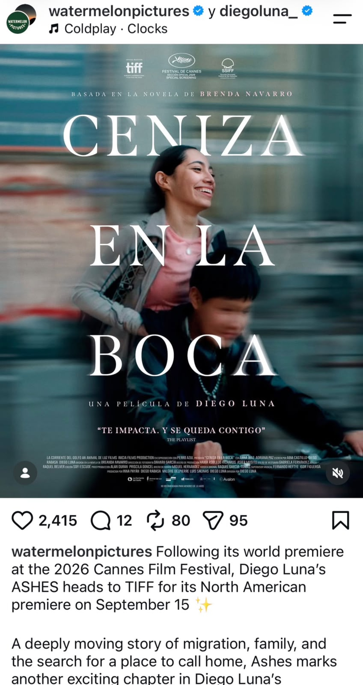 Diego Luna Talks About Mexican Migrants in the Film 'Ceniza en la boca'