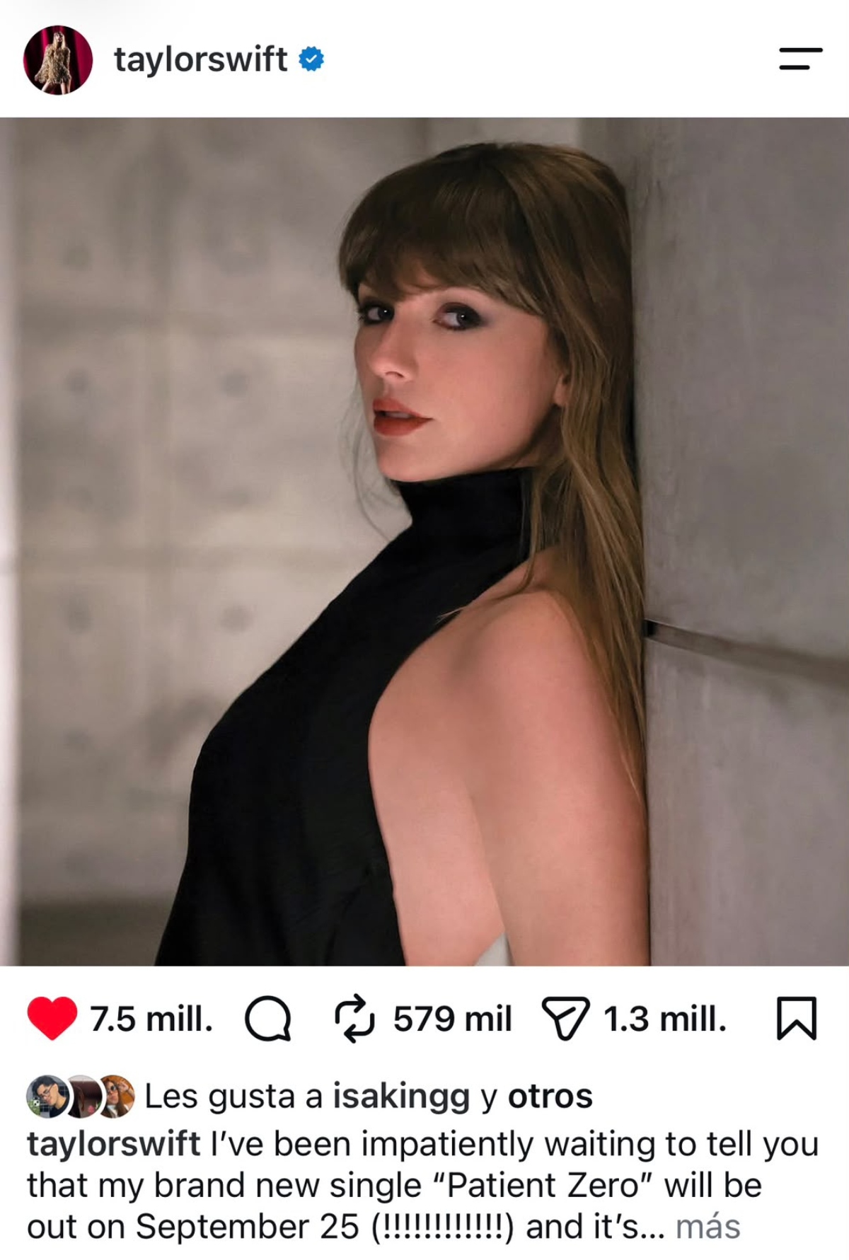 Taylor Swift anuncia nuevos temas disco 'The Life of a Showgirl'