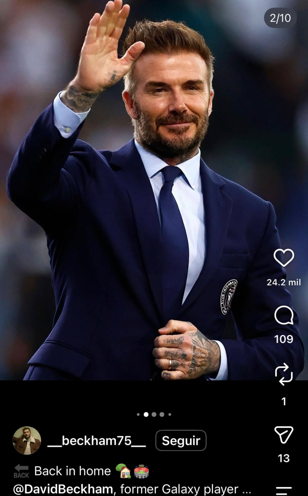 David Beckham hace una fortuna de 51 millones de dólares con sus marcas