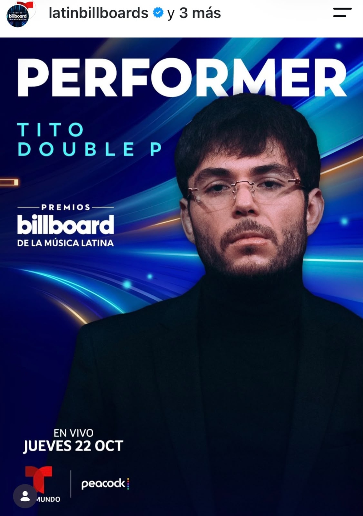 Confirman los primeros artistas para los Premios Billboard de la Música Latina 2026