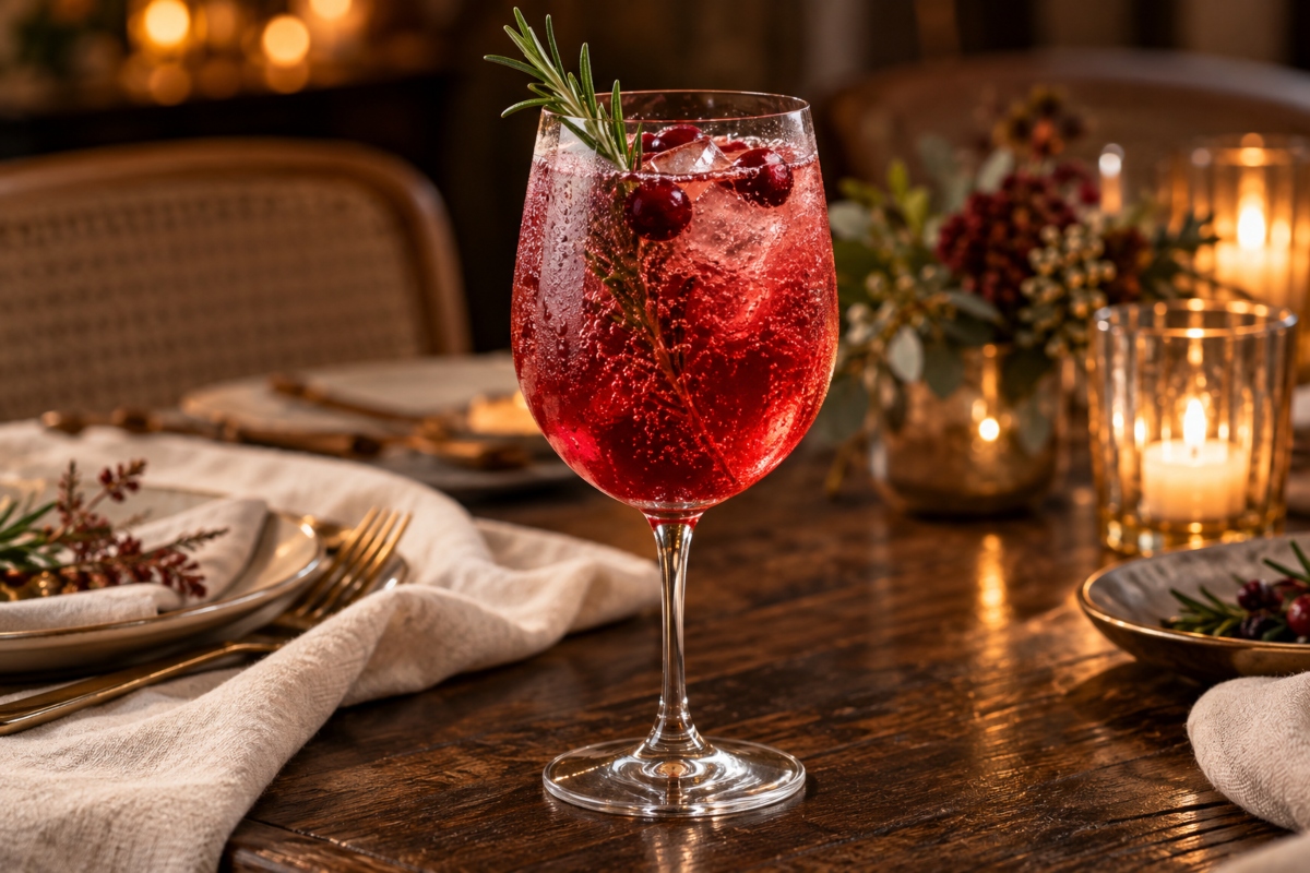 Spritz de arándanos y romero, cócteles virales de otoño, cócteles virales, otoño, cócteles de otoño, Lifestyle, Nueva Onda