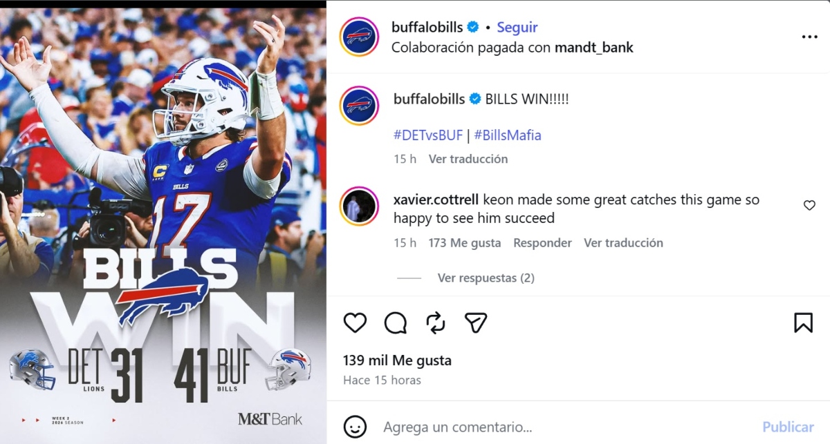 Josh Allen brilla con cinco touchdowns