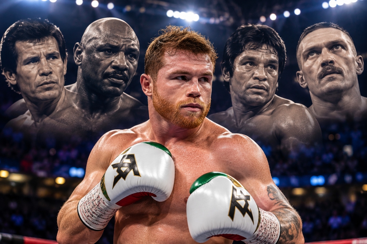 Canelo desata la polémica: se pone por encima de Chávez, Durán, Hagler y Usyk