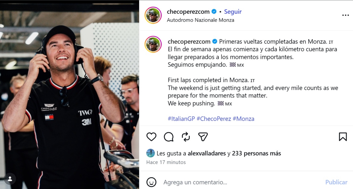 Checo Pérez prepara su academia de pilotos