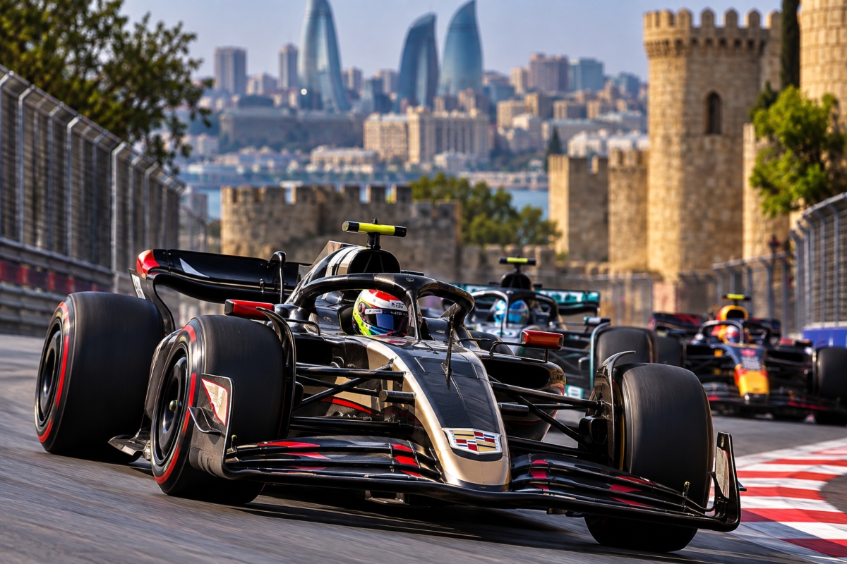 Checo Pérez sobrevive al caos de Bakú y remonta hasta el 14º lugar; Russell gana por centímetros