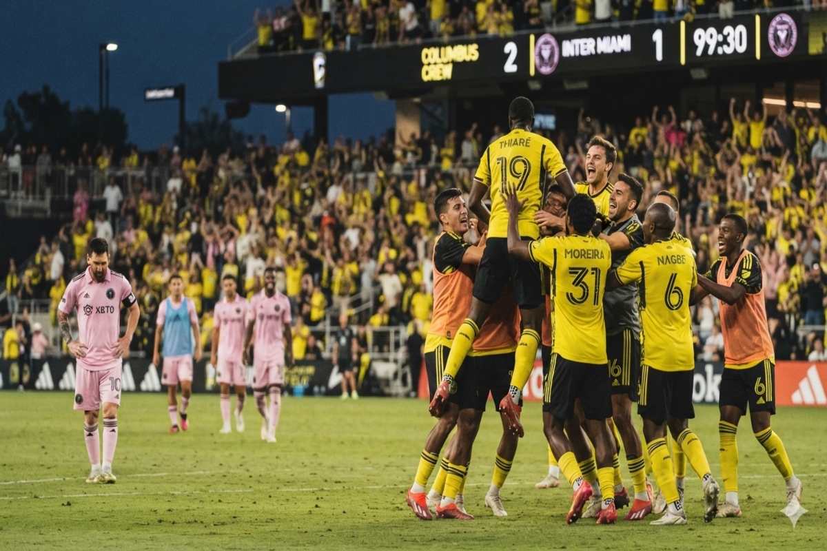 Golazo de Messi no alcanza: Columbus Crew amarga al Inter Miami antes de su despedida con Argentina