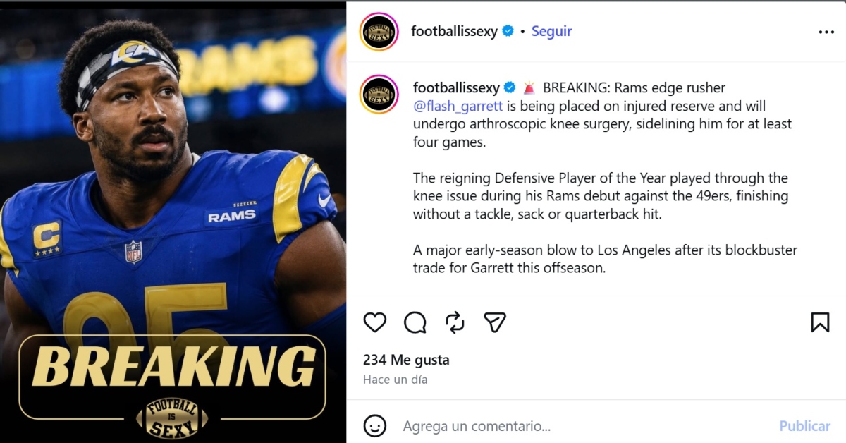 Myles Garrett será operado de urgencia