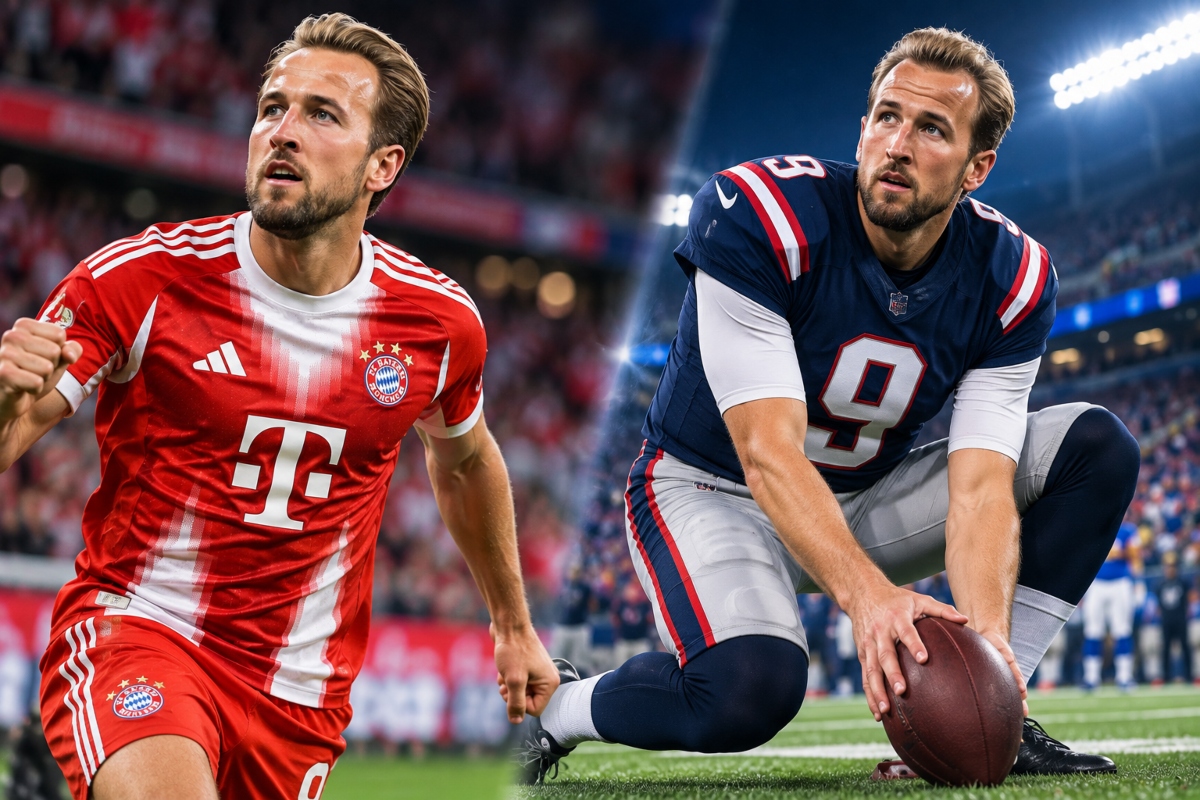 Harry Kane sorprende con un sueño casi impensable: jugar en MLS y NFL al mismo tiempo