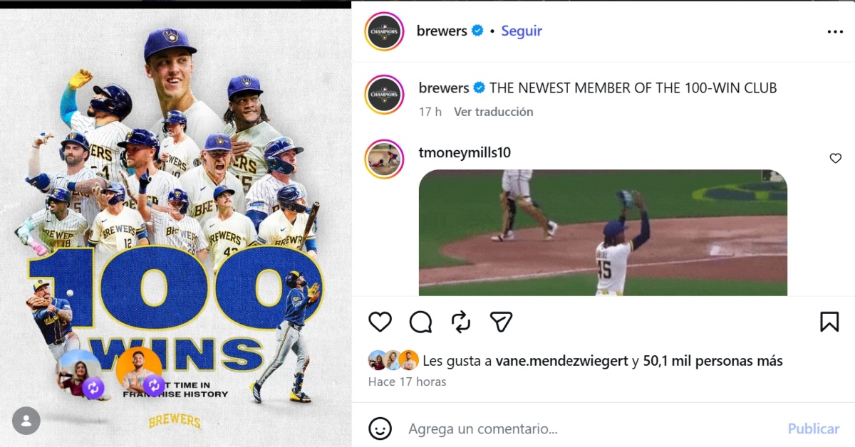 Milwaukee Brewers Reach Historic 100 Wins