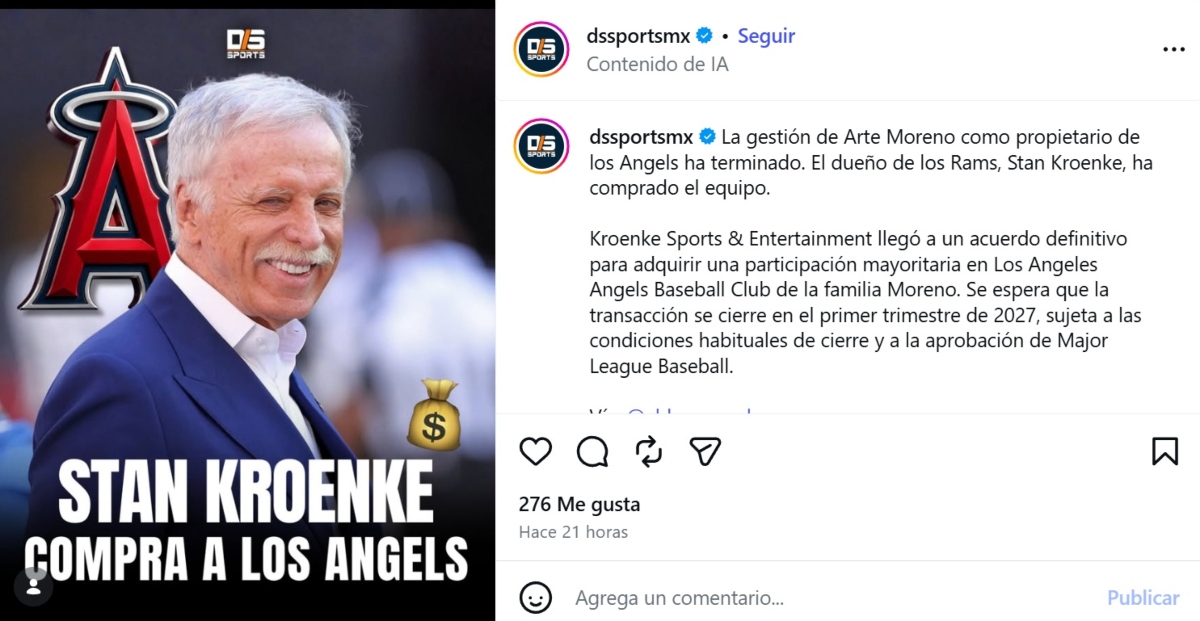 Stan Kroenke compra Los Angeles Angels