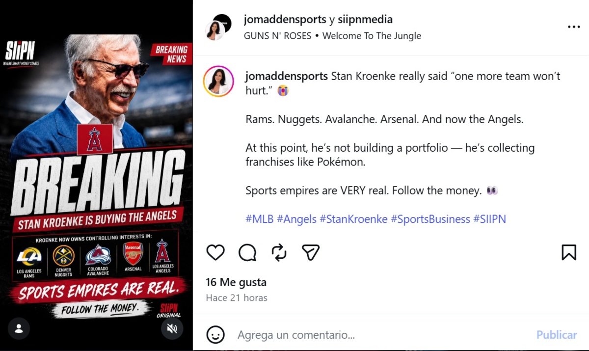 MLB, venta