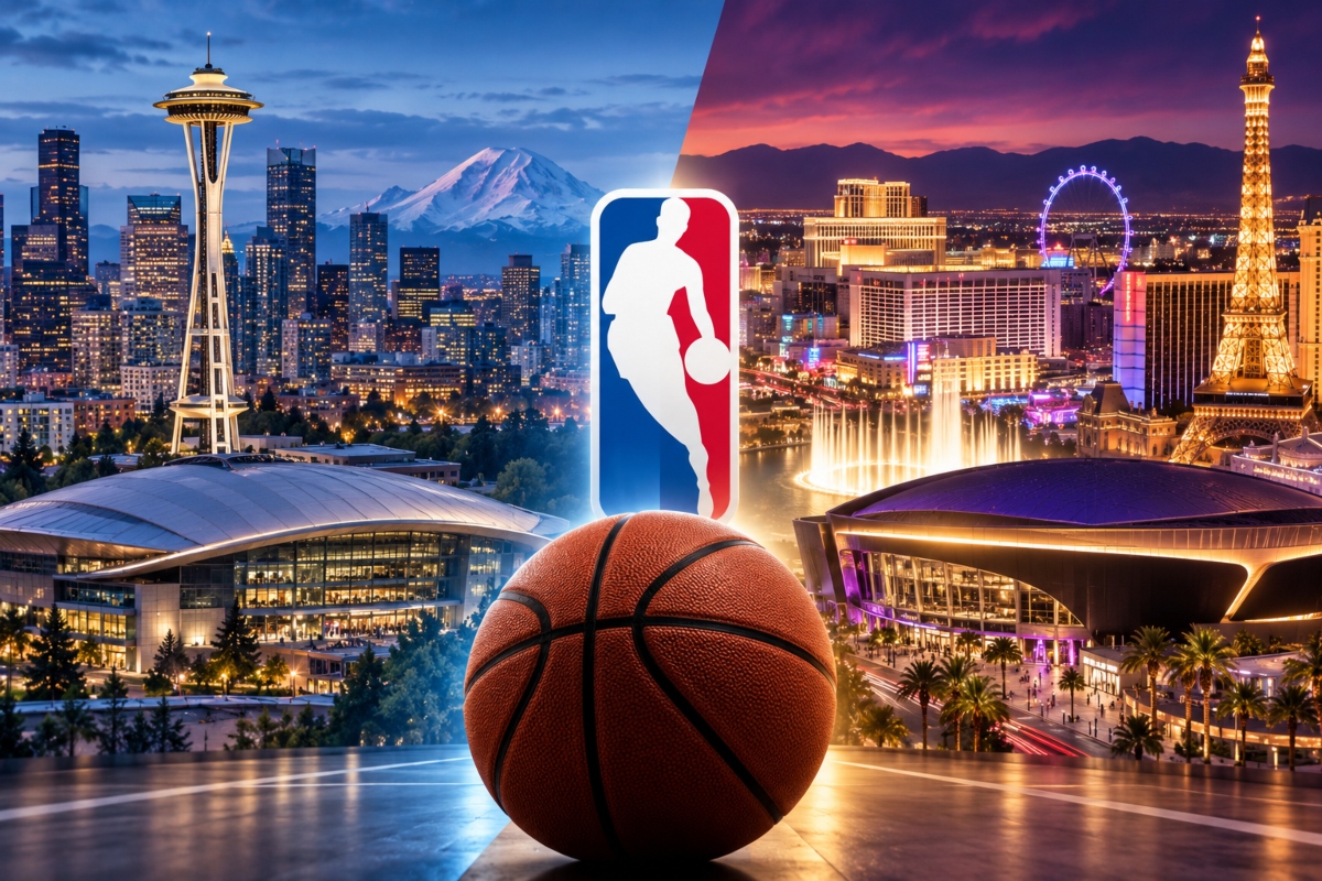 NBA acelera expansión: Seattle y Las Vegas esperan una decisión histórica
