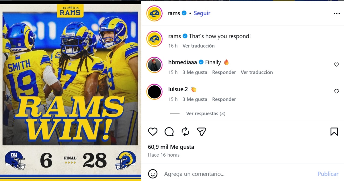 Los Angeles Rams Crush the Giants