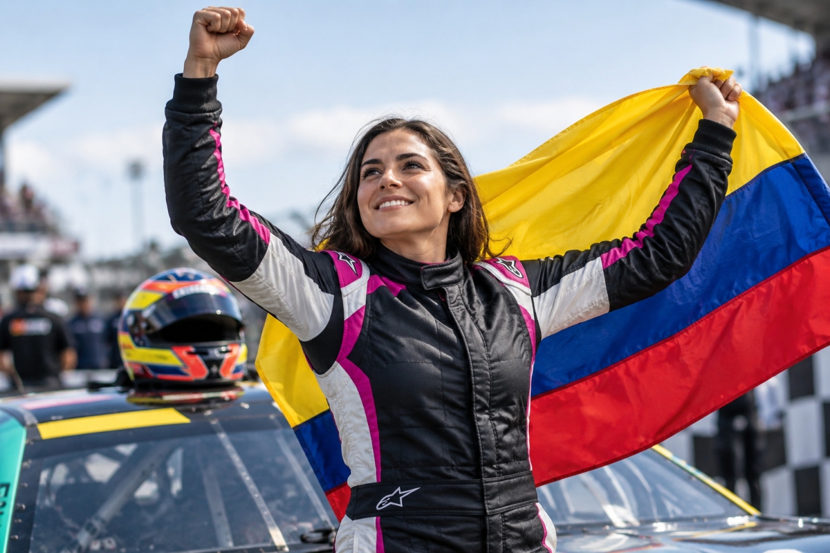Tatiana Calderón rompe barreras: hace historia al convertirse en la primera mujer en ganar en NASCAR Brasil