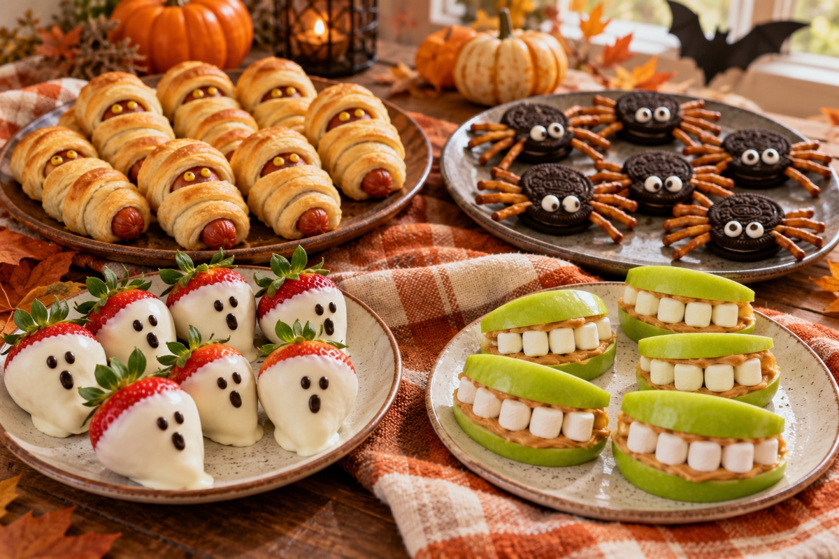 4 espeluznantes recetas para los niños este Halloween