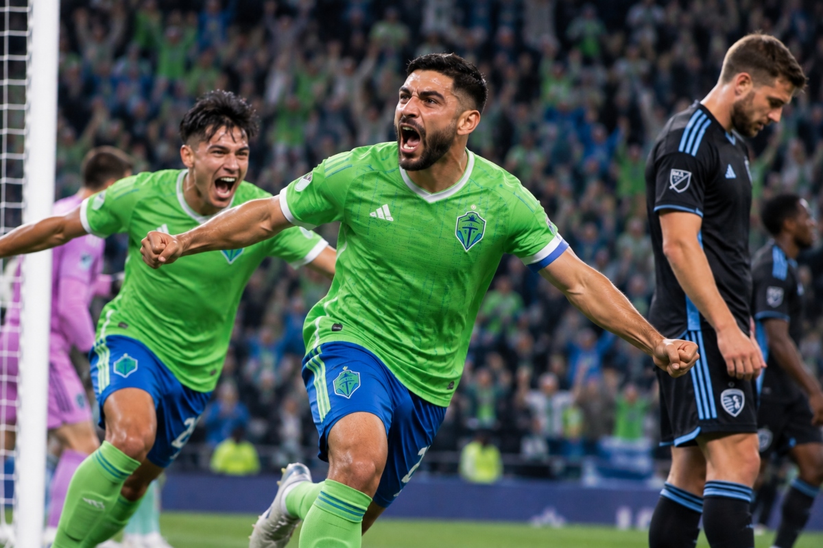 Cristian Roldan desata la locura: Seattle remonta en el último suspiro y extiende su gran racha