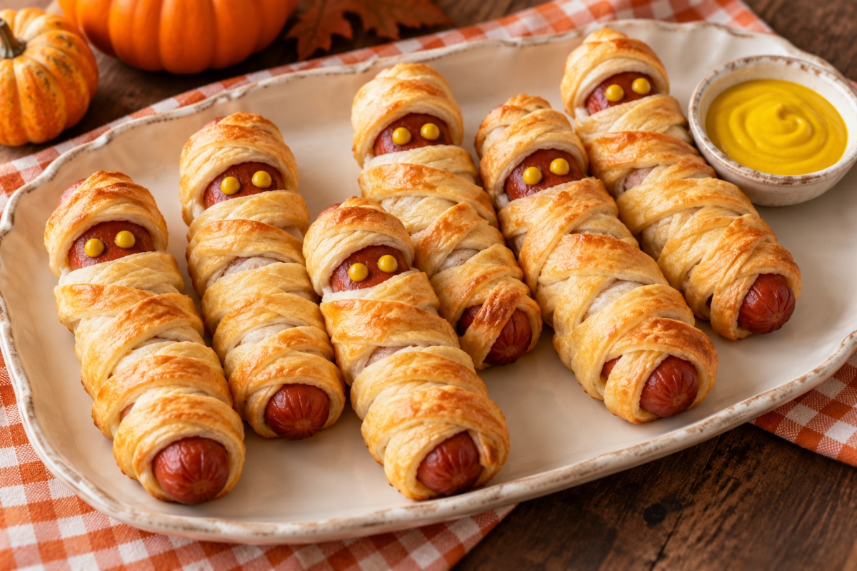 Recetas infantiles para Halloween, Salchichas momia con vendas de masa, Halloween, Lifestyle, Nueva Onda