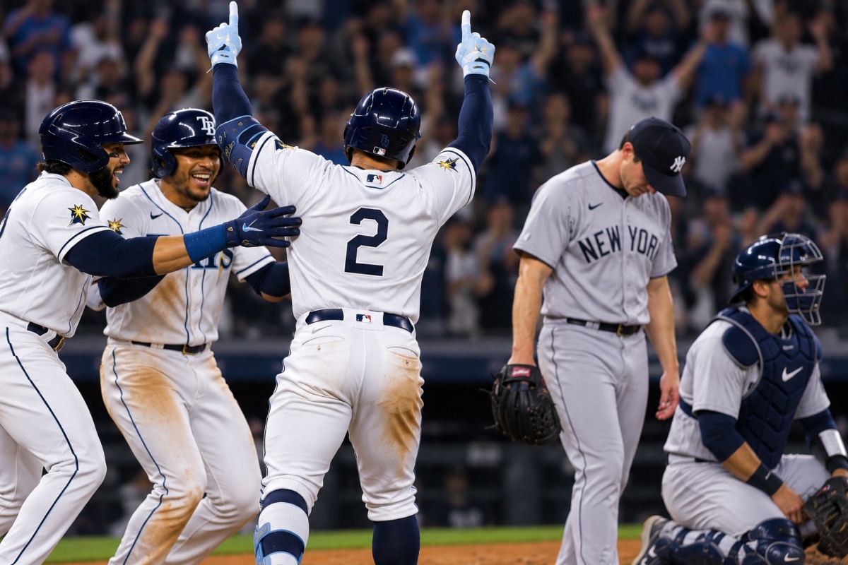Rays ponen contra las cuerdas a Yankees y quedan a un triunfo de la Serie de Campeonato