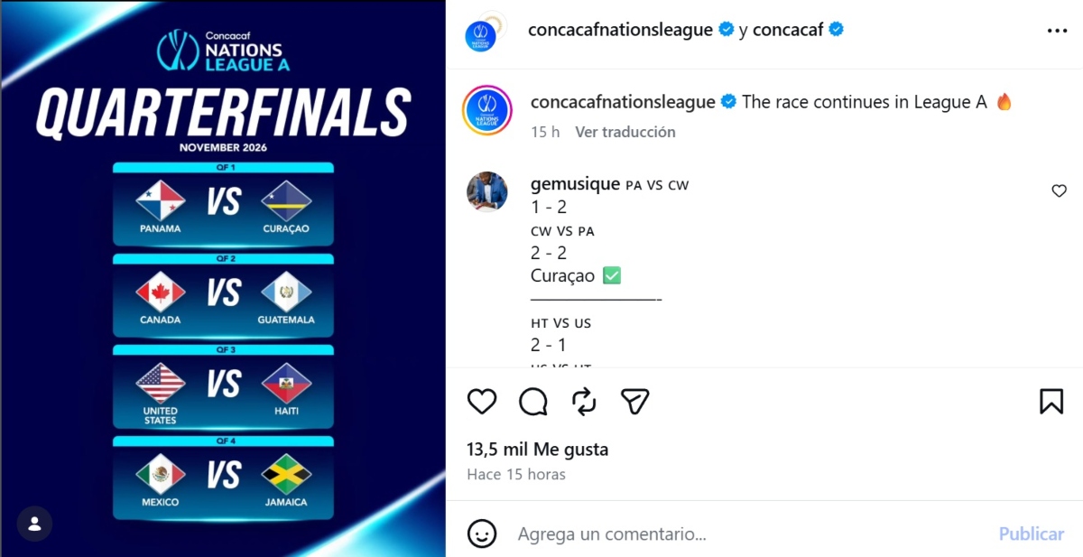 México vs Jamaica: duelo por Final Four